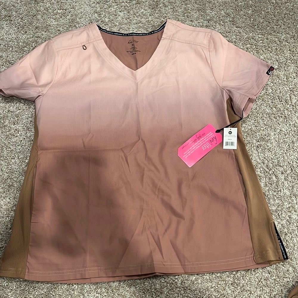 Koi scrub top